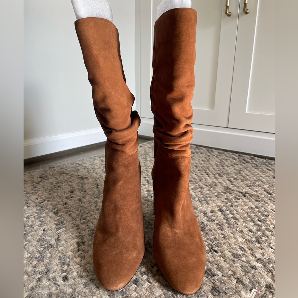 New Banana Republic Nutmeg Slouch Boots Size 11